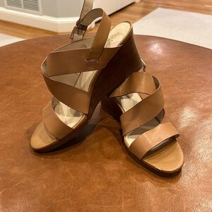Beautiful wedge leather sandals from Cole Haan